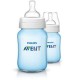 Philips AVENT Classic Plus PP Bottle 260ml PK2 (BLUE) – (SCF565/27)